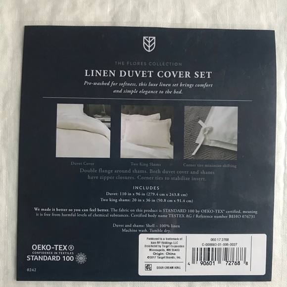 Lightweight Linen Duvet Cover Set - Fieldcrest® - Picture 4 of 8